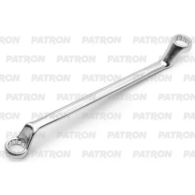 Ключ накидной изогнутый на 75 градусов, 18х19 мм PATRON P-7591819