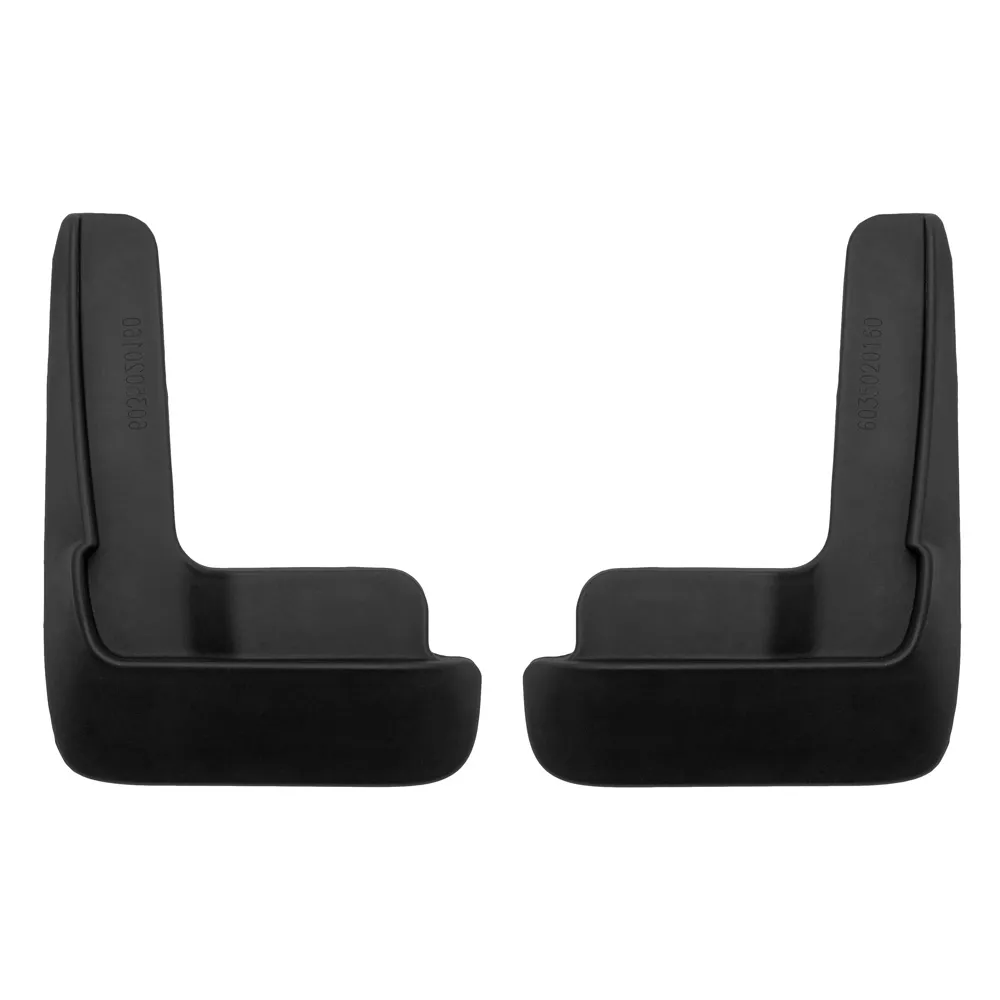 Брызговики VW Polo (10-15)/(15-20) передние Резина Черный REZKON 6035020160
