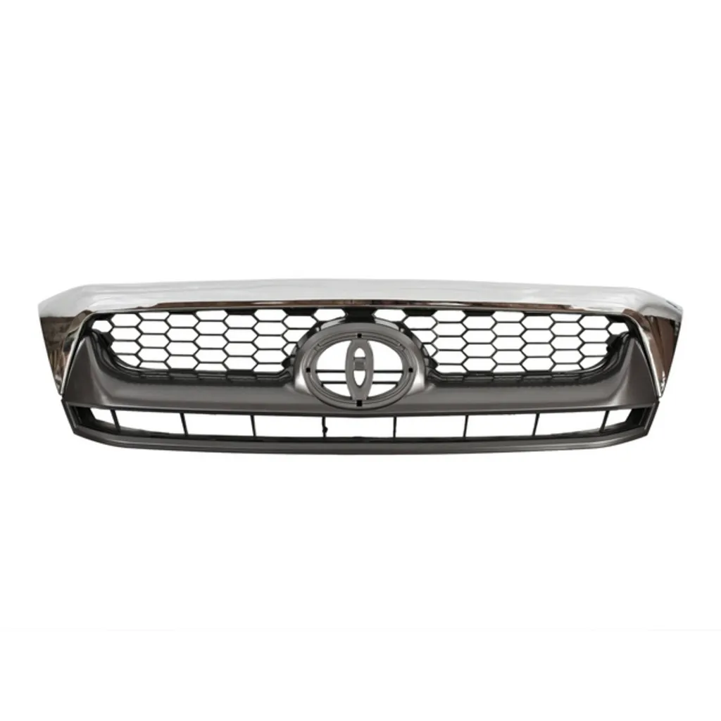Решетка радиатора с хром-молдингом серая HILUX 2008-2011 SAILING L321008007