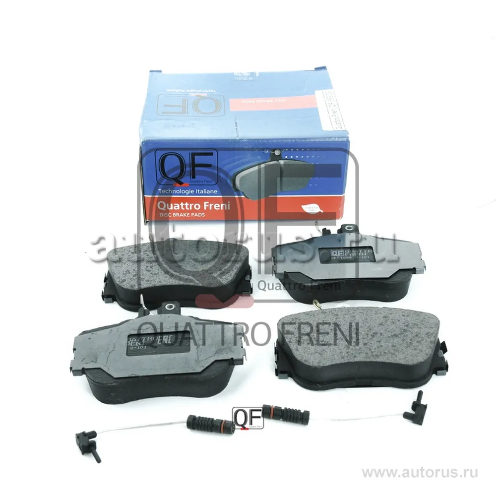 КОЛОДКИ ТОРМОЗНЫЕ FR С ЭЛЕКТРОДАТЧИКОМ, QF59909 QUATTRO FRENI QF59909