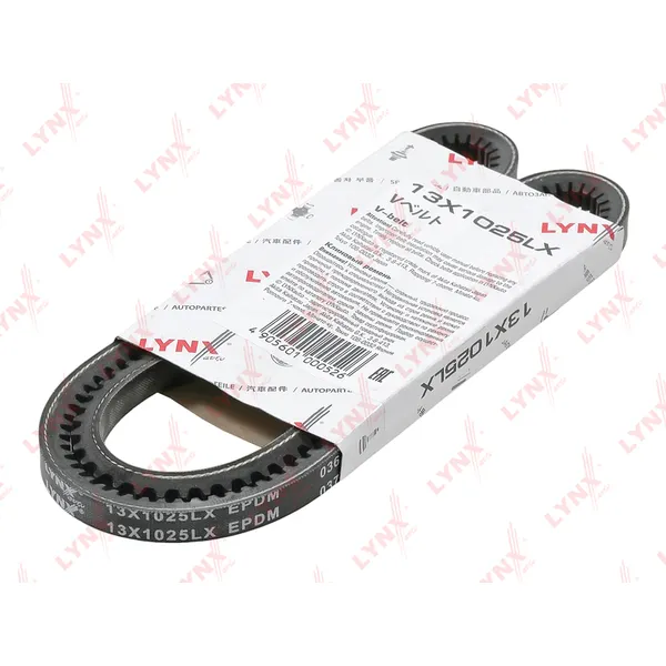 Ремень клиновой AD 100 83-90 дизель /13X1025 LYNXauto 13X1025LX