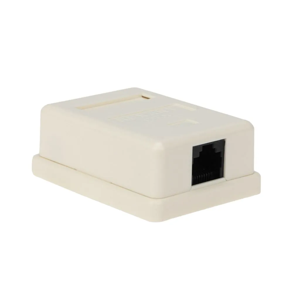 Рoзетка компьютерная внешняя 1-порт RJ-45 (8P8C), UTP, CAT5E REXANT 03-0121