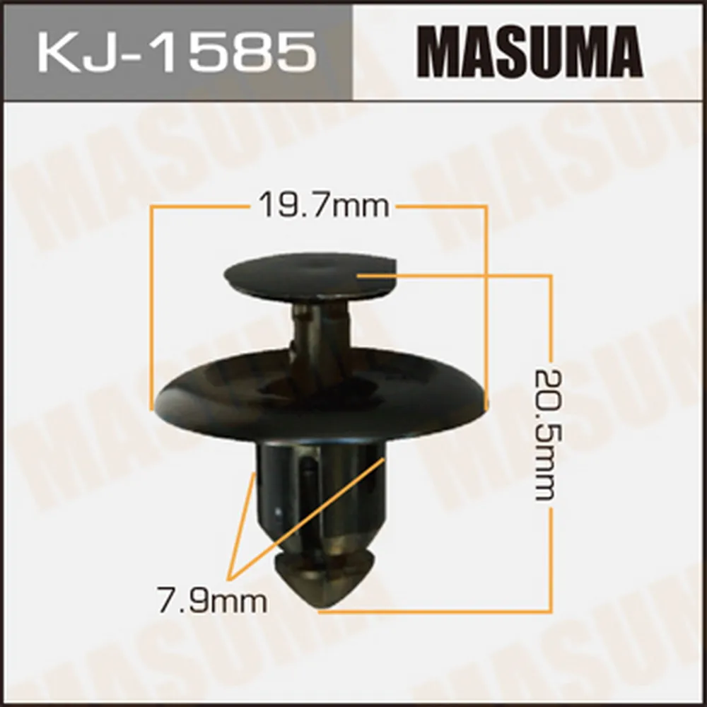 КЛИПСА КРЕПЕЖНАЯ 1585-KJ MASUMA KJ1585
