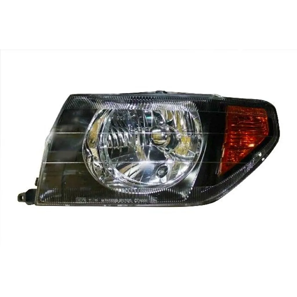 Фара левая с желтым указателем поворота внутри темная PAJERO PININ 1998-2005 MB32002L