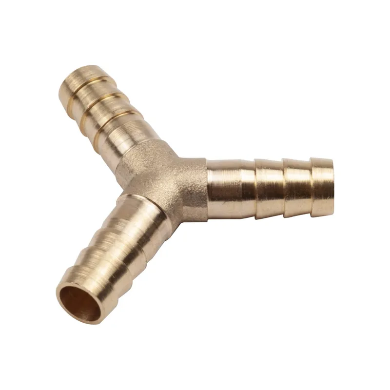 Тройник Y-образный елочка 8мм, латунь, в блистере AVSTEEL AV-700335B блистер