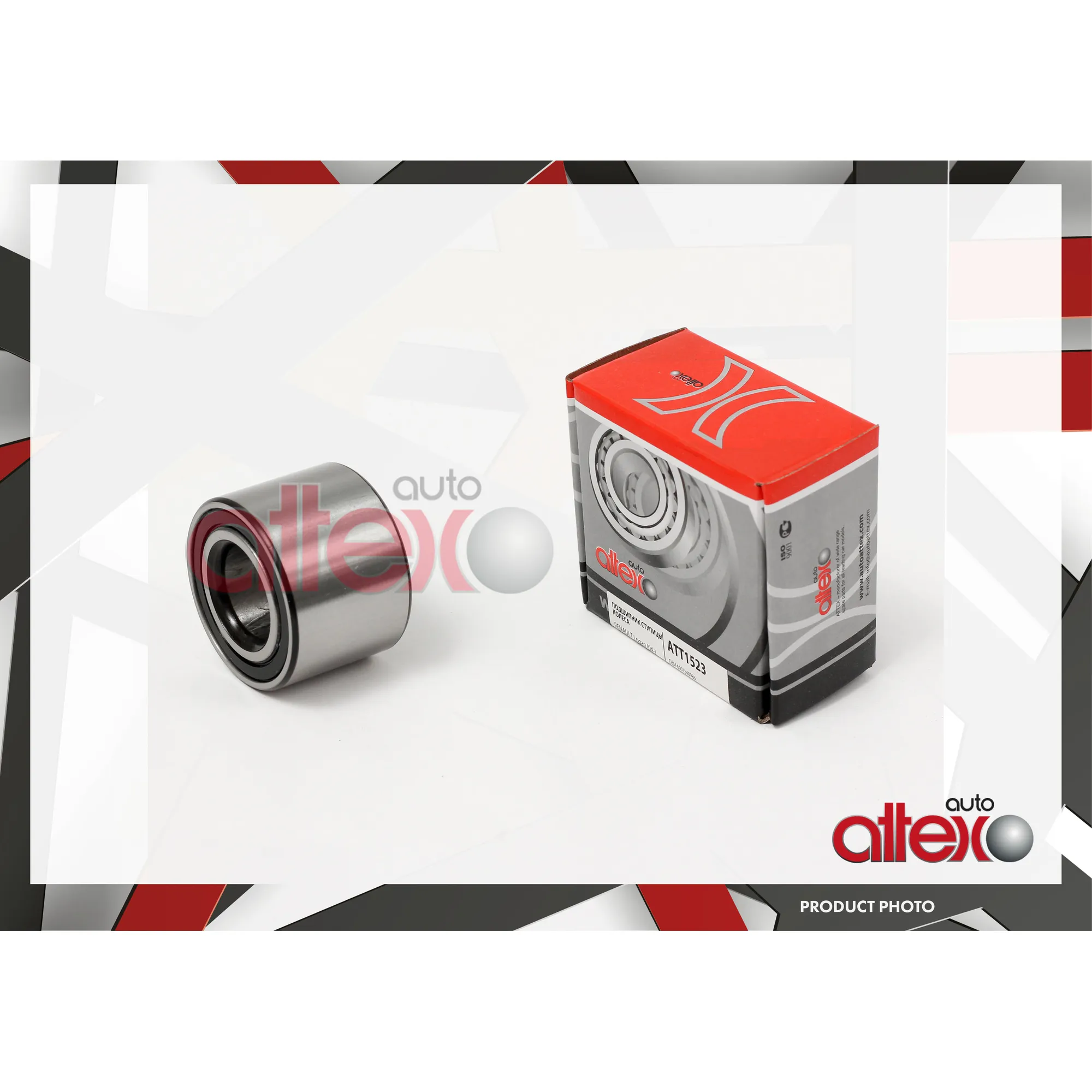 Подшипник ступицы (задн.) (шариков. 25x52x37) RENAULT Logan (04-) ATTEX ATT1523