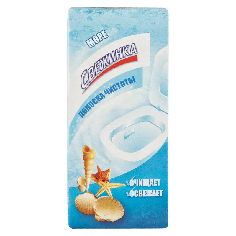Стикер для унитаза Полоска чистоты д/унит. Свежинка море (3штх10г)/уп 723983