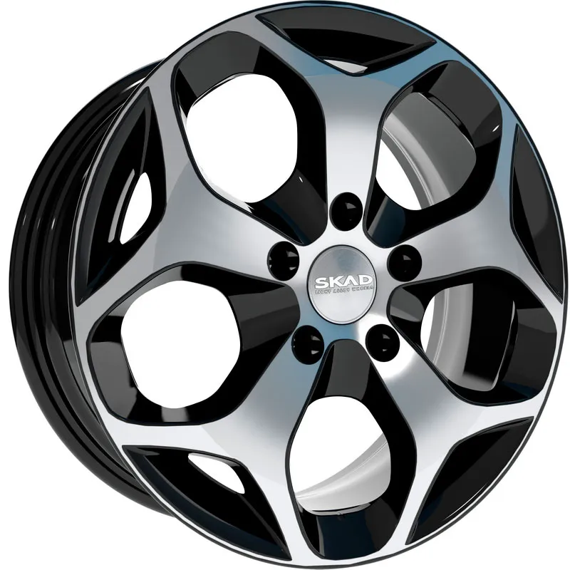 Диск литой R16 6.5J 5x112/57.1 ET46 СКАД Гамбург алмаз 2460805