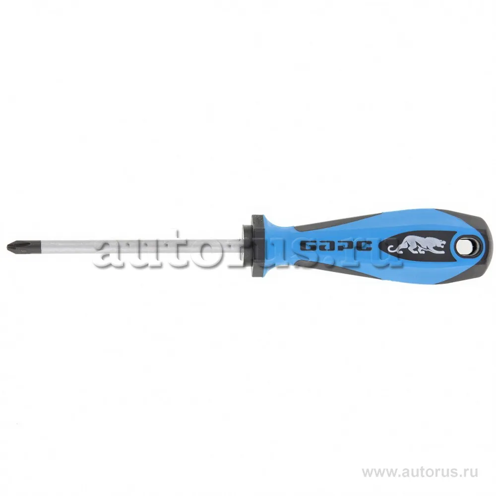 Отвертка PH2x100, CrV, двухкомпонентная рукоятка БАРС 19025