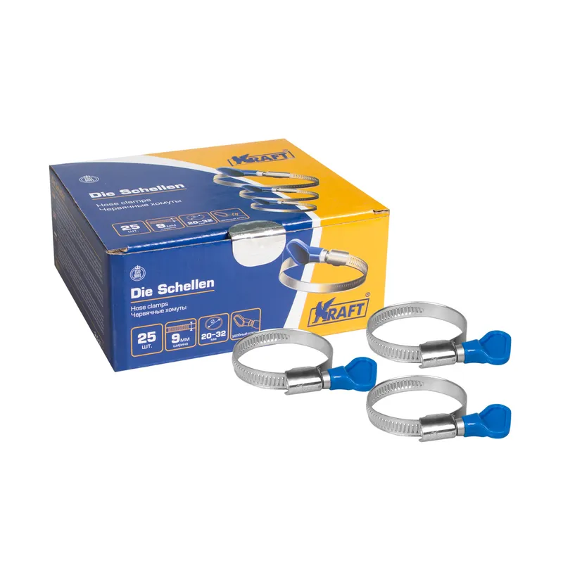 Хомут с ключом 20-32 мм OBER KRAFT KT880504