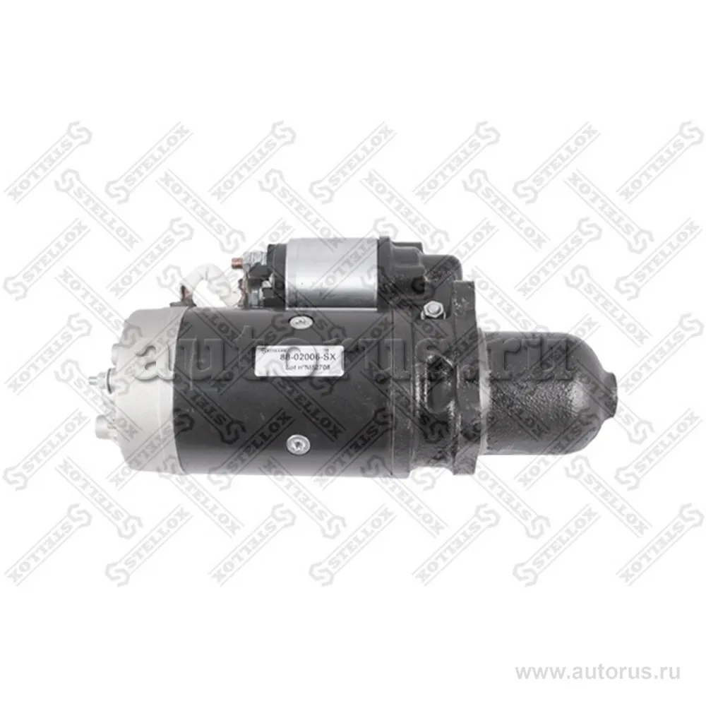 Стартер 24V-4KW 9зубьев 45влевоScania 24V 4kW 9T 45RH STELLOX 8802006_SX