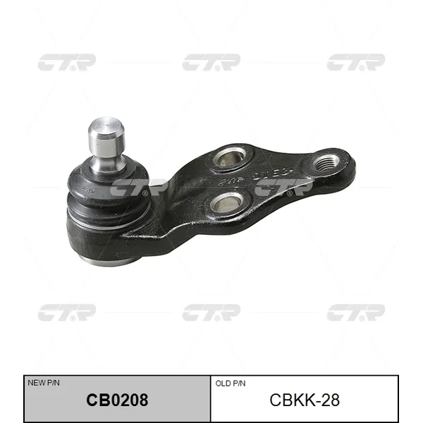 Опора шаровая L=R HYUNDAI SONATA YF 10-/SANTA FE -15/KIA CEED/OPTIMA CTR CBKK-28