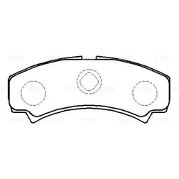 Тормозные колодки CTR CKD-6