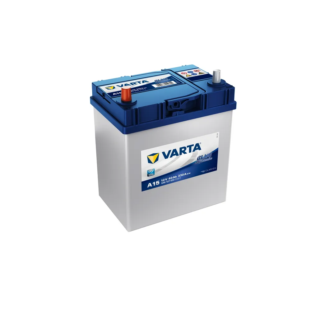 Аккумулятор VARTA Blue Dynamic 40 А/ч прямая L+ A15 187x127x227 EN330 А