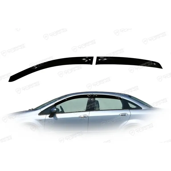 Дефлектора на окна Fiat Linea Sd (323) 2007EuroStandard деф.окон Cobra Tuning FE20907