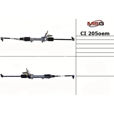 Рулевая рейка с ГУР новая оригинальная Citroen Berlingo 2002-2008, Citroen Xsara 1999-2005, Citroen MSG CI205OEM