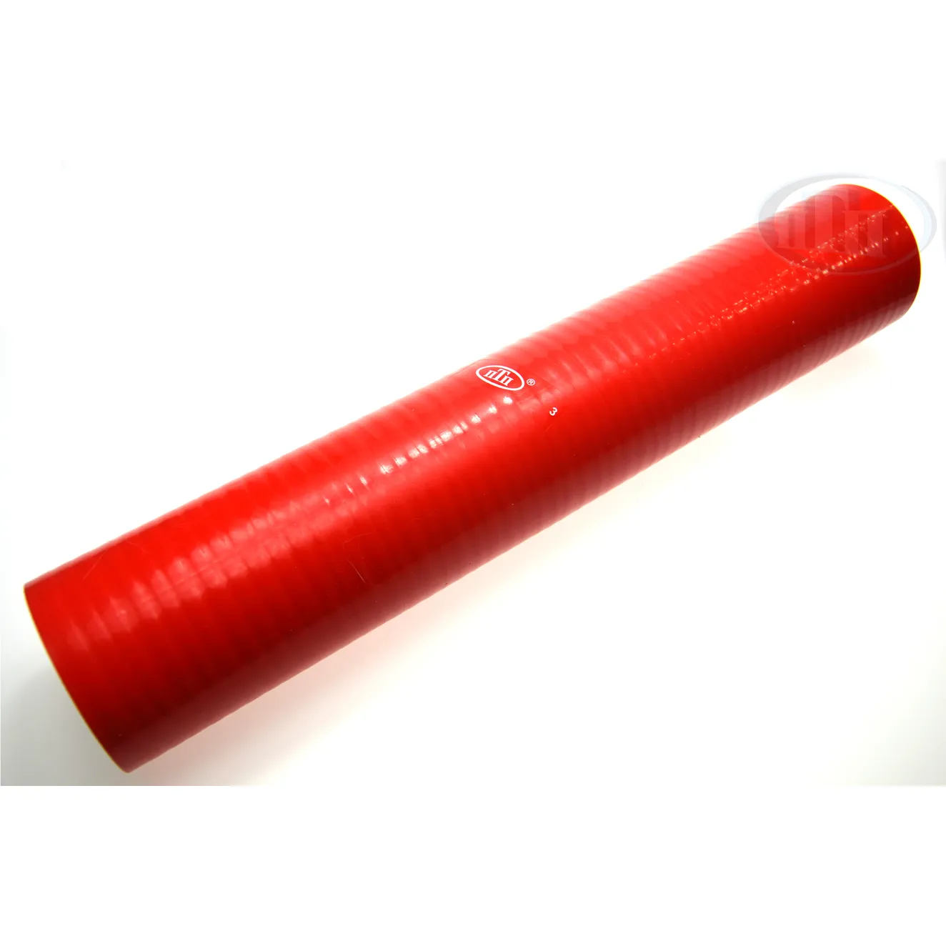 Патрубок радиатора верхний (D 70 mm, L 420 mm) МАЗ красный MVQ (544003-1303025) ПТП ПТП64 PTP029094