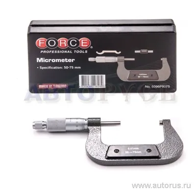 Микрометр 50-75 мм FORCE 5096P9075