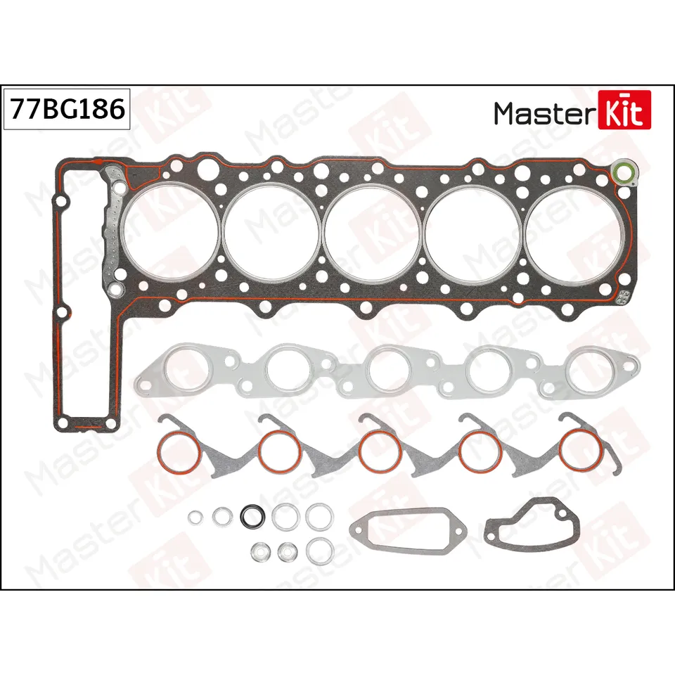 Комплект прокладок ГБЦ MERCEDES-BENZ OM602 MASTERKIT 77BG186