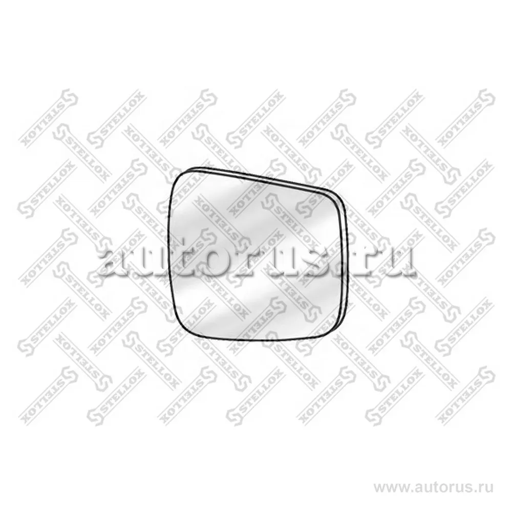 Стекло зеркала панорамн., 199x189, обогр., R300 VOLVO FH12(G4), FH STELLOX 87-30210-SX