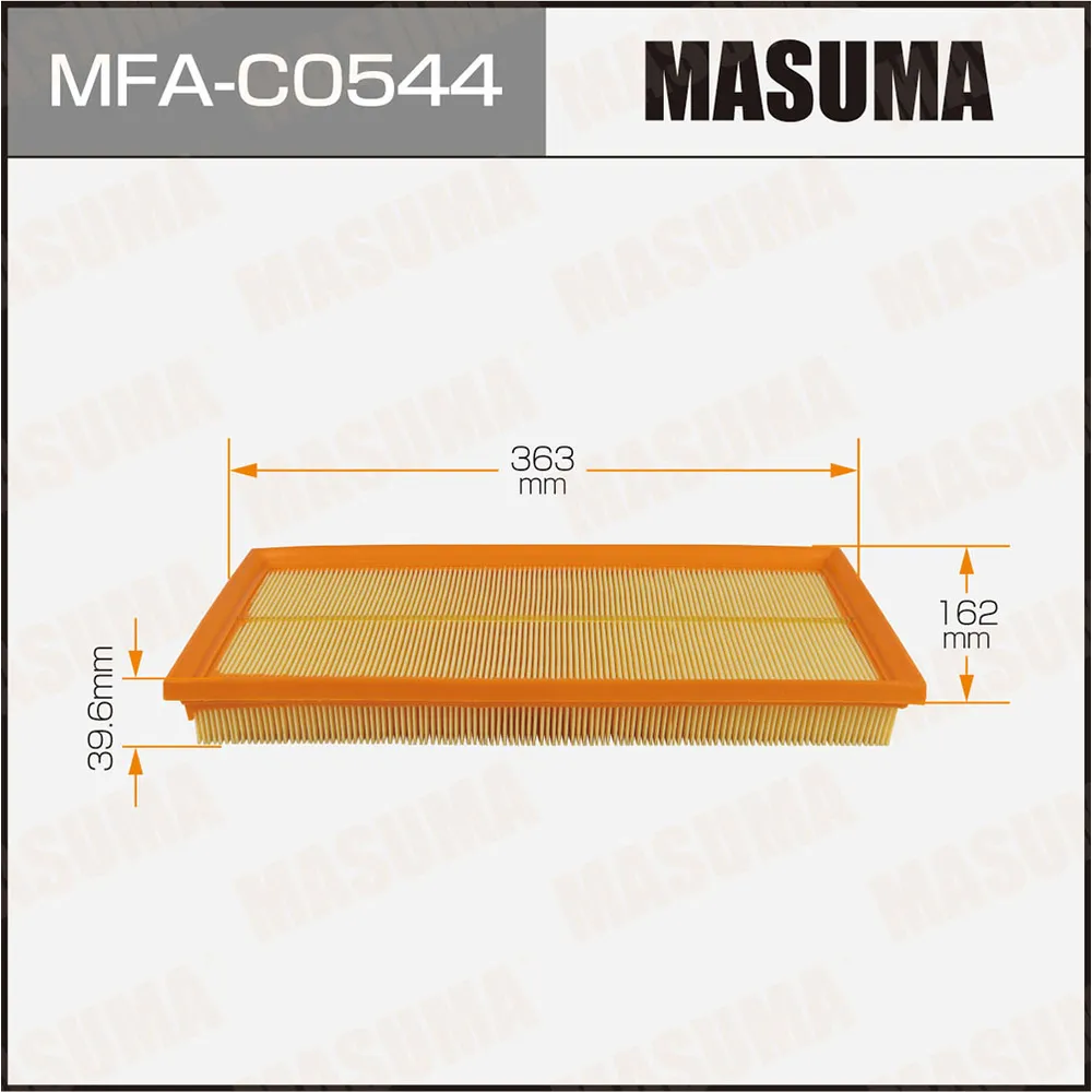Фильтр воздушный Masuma MFA-C0544 MASUMA MFAC0544