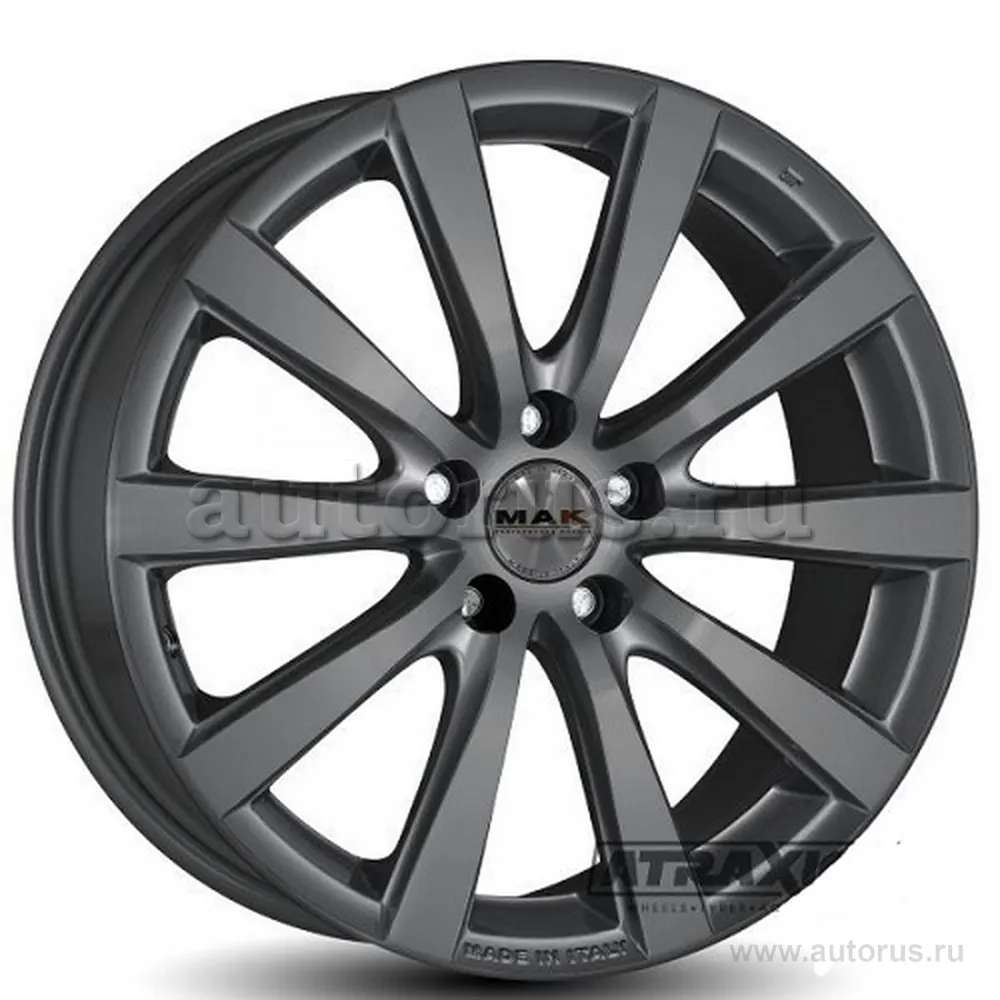 Диск литой R16 6.5J 5x114.3/60.1 ET45 MAK Iguan L Matt Titan F6560ILMT45FO3X