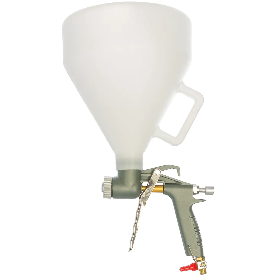 Краскопульт Pegas pneumatic грунтовочный (4,6,8мм 3,5-5,атм.) нейлоновый бак PEGAS pneumatic 2701n