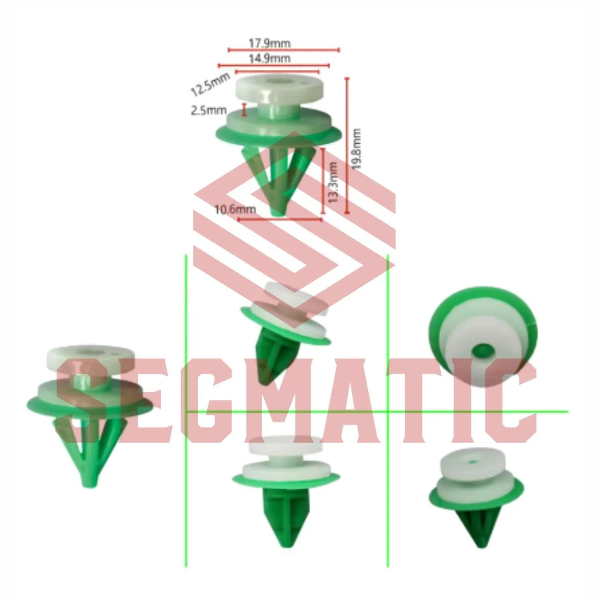 Клипса пластмассовая RENAULT SEGMATIC SG70203293