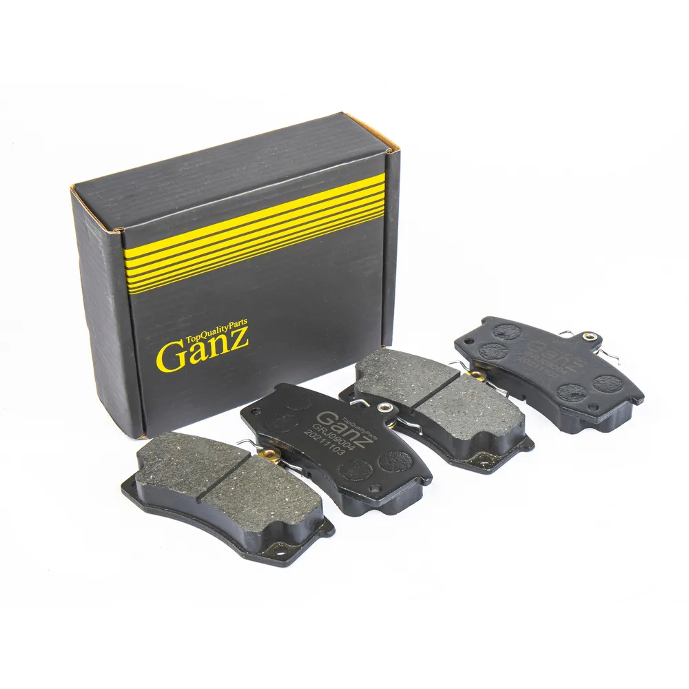 Колодки тормозные передние для ВАЗ 2110, 1118, 2170, 2190 GANZ GRJ09004