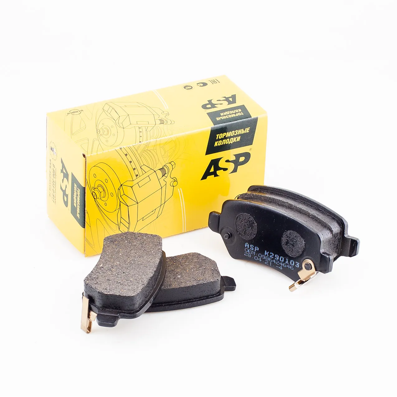 Колодки задние Kia Ceed 12-/Venga ASP ASP K290103