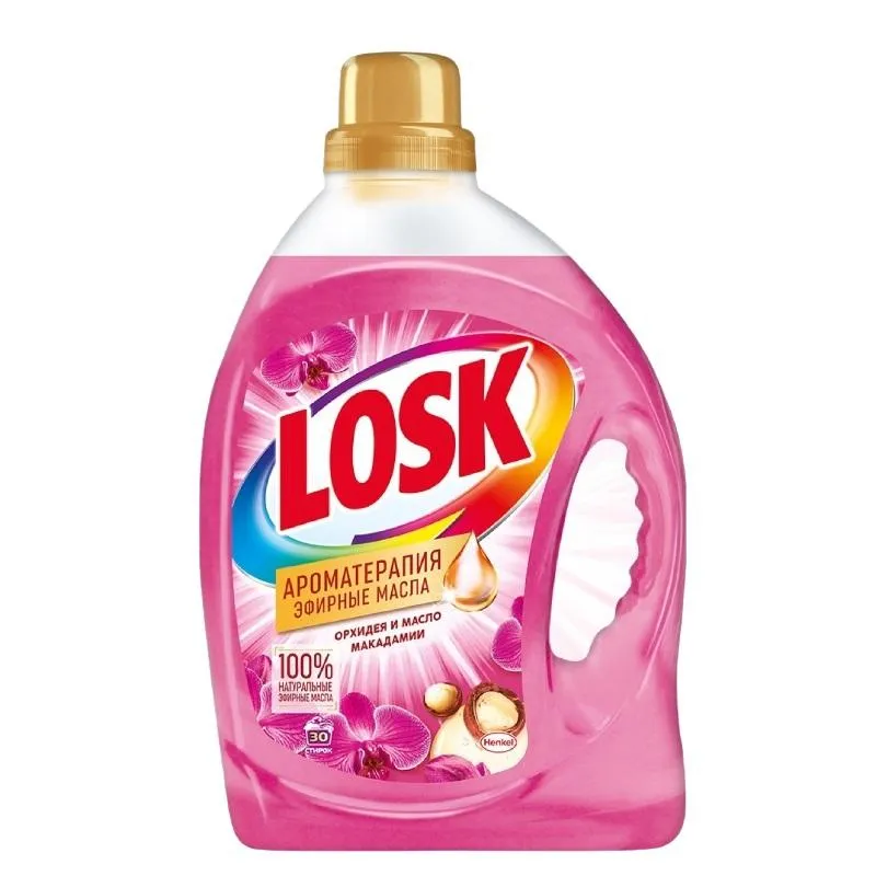 Гель для стирки ЛОСК Ароматерапия ОРХИДЕЯ 2,19л 1471015