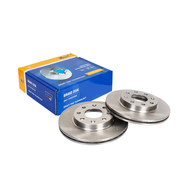 Диск тормозной передний CHEVROLET AVEO (04-) OBERKRAFT KRAFT KT016014