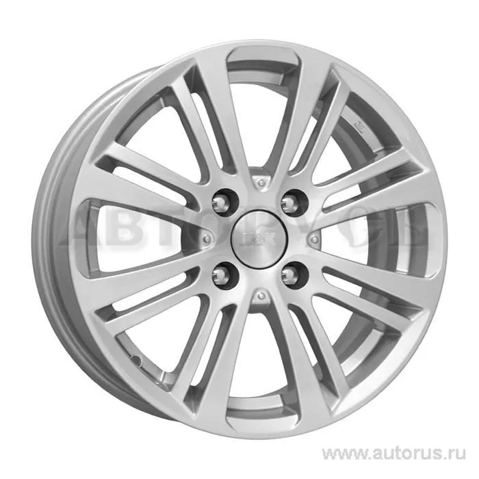Диск литой R15 6.5J 4x108/65.1 ET18 КИК Беринг блэк платинум 28531