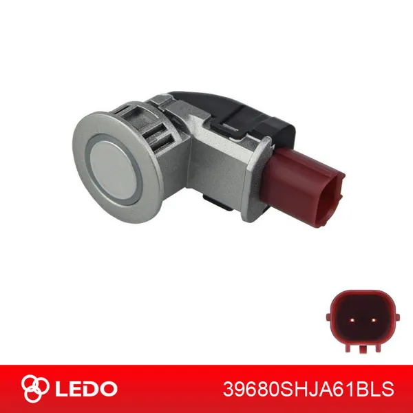 Датчик парковки на Honda серебристый LEDO 39680SHJA61BLS