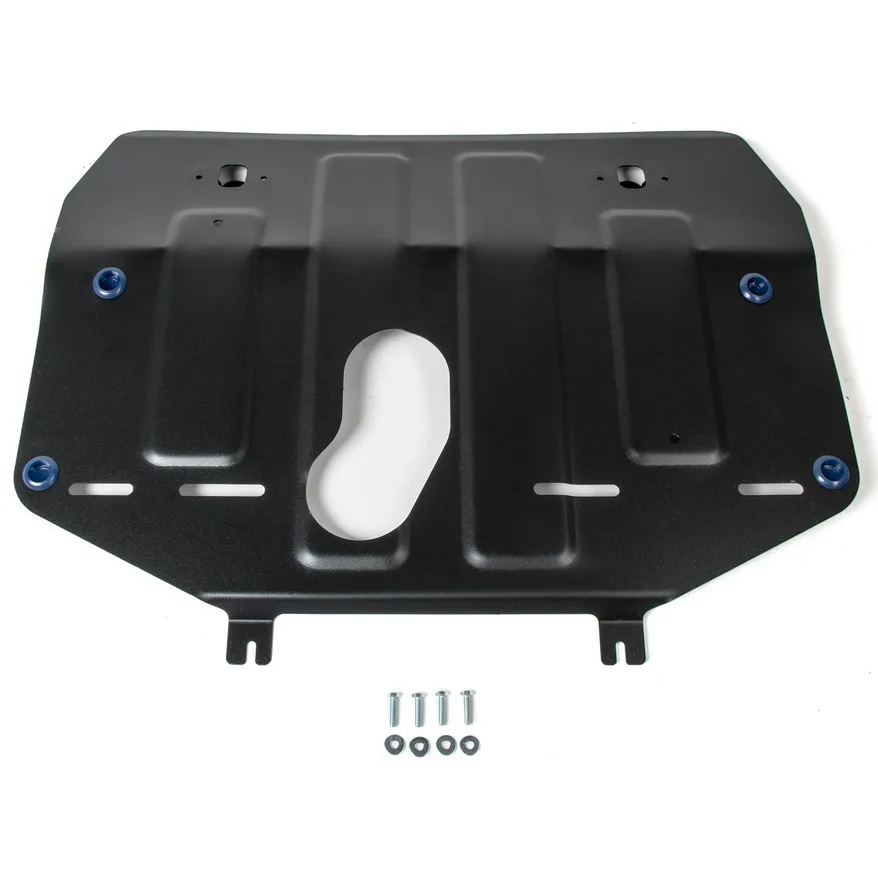 Защита картера  КПП  комплект крепежа, Geely Atlas 2018-, V - 2.0 2.4