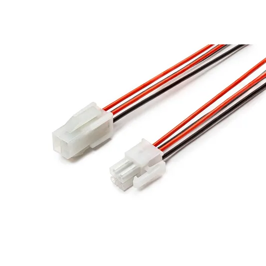 Разъемы 3901-2041, 3901-2040 (папа+мама комплект) 4 контакта, комплект для подключения, с проводами