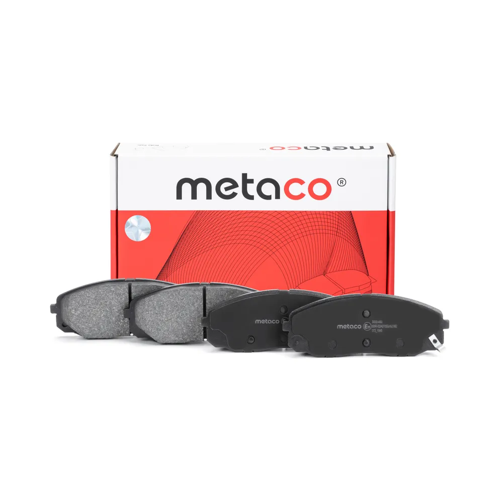 Колодки тормозные передние к-кт Metaco 3000-493