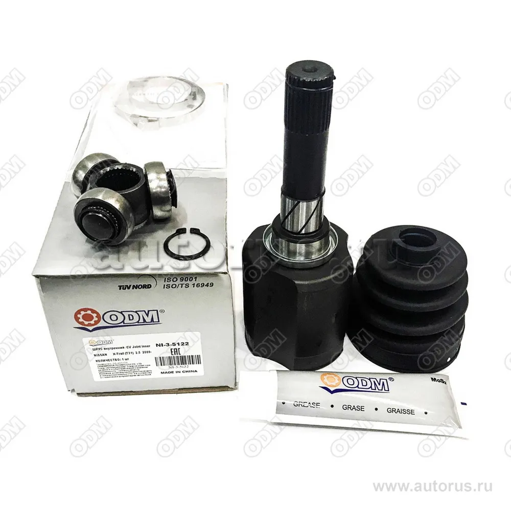 ШРУС внутренний (к-кт) NISSAN X-TRAIL T31 07- Qashqai 07-13
