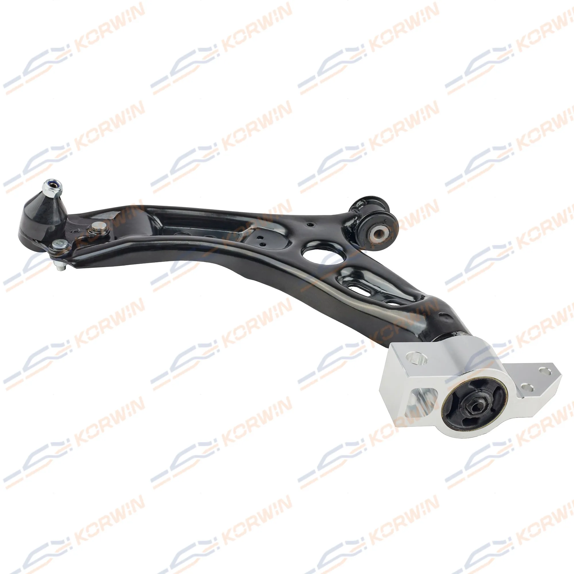 Рычаг подвески передний левый Skoda Octavia/Superb/Yeti VW Caddy/Golf/Golf Plus KORWIN KWAB0008L