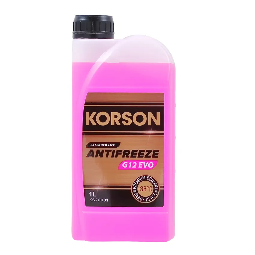 Антифриз KORSON EVO G12 готовый -36 розовый 1 л KS20081