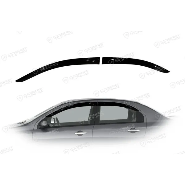 Дефлектора на окна Chevrolet Aveo II Sd 2011EuroStandard деф.окон Cobra Tuning CE31711