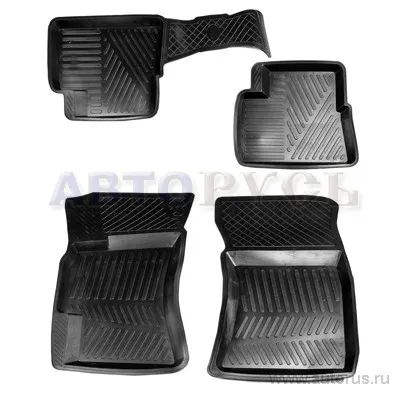 Коврики салона резиновые АГАТЭК A.004.66.S SUBARU FORESTER 08-