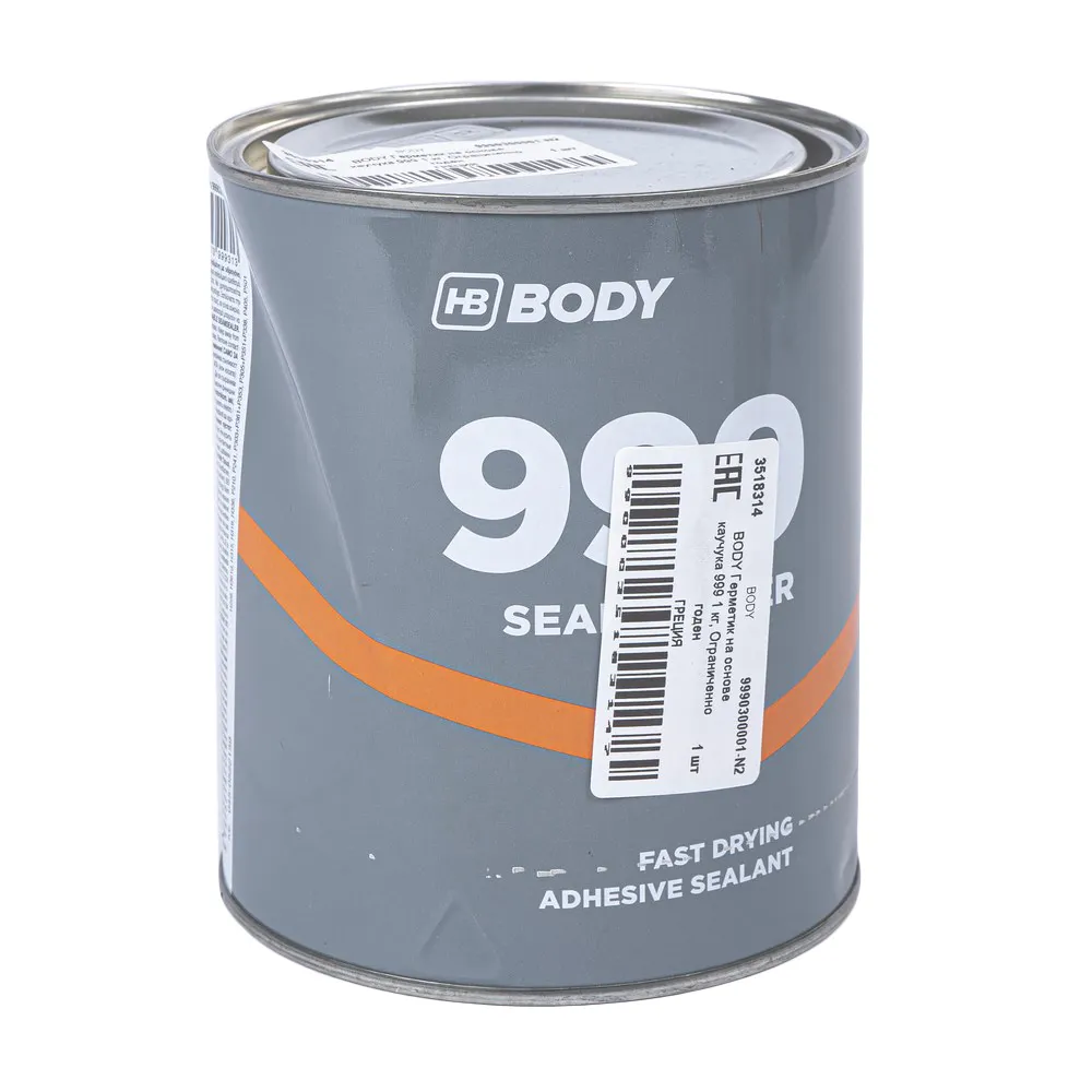 Герметик на основе каучука 999 1 кг, Уценка Уценка BODY 9990300001-N2