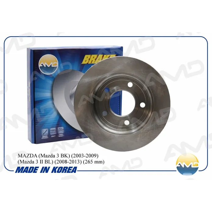 Диск тормозной задний (265 MM) PREMIUM MAZDA 3 AMD AMD.BD247