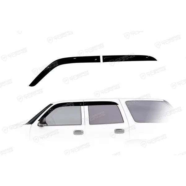 Дефлектора на окна Chevrolet Tahoe II (GMT840) 2000-2006/GMC Yukon (GMT820)EuroStandard деф.окон Cobra Tuning CE33000