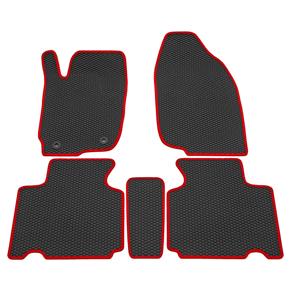 Коврики в салон EVA Ромб Toyota RAV 4 (13-19) Красный кант Rezkon 9034035204