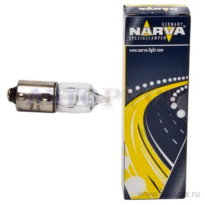Лампа 12V H20W 20W BA9s NARVA 1 шт. картон 17835