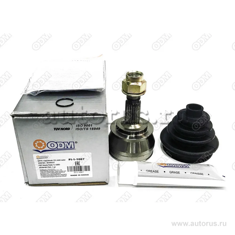 ШРУС наружный (к-кт) FIAT Grande Punto 1.2 2005- ODM FI11067