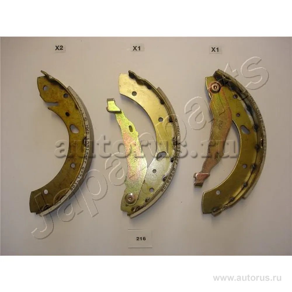 Колодки барабанные TOYOTA Avensis I 97-03 JAPANPARTS GF-216AF