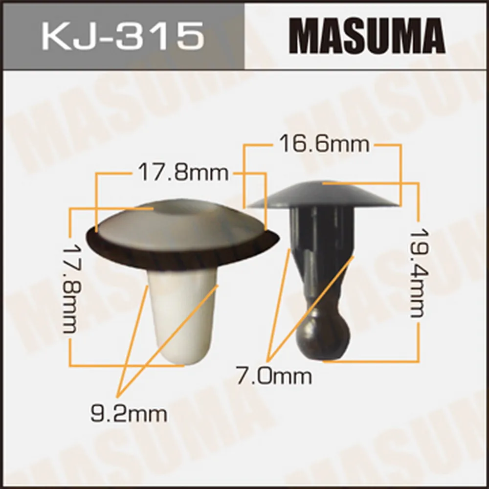 Клипса универс. MASUMA KJ-315